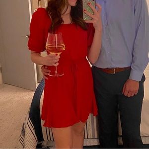 Francesca’s Red Mini Dress